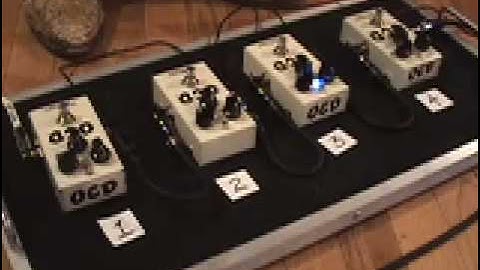 Fulltone OCD Versions 1 2 3 4 ALL OF THEM with Les Paul and Dr Z MAZ Amplifier