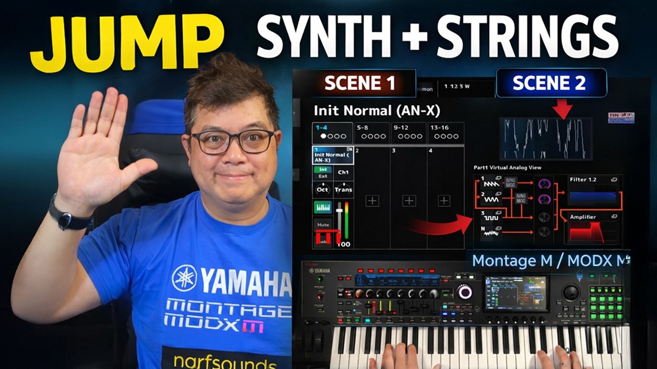 Montage M MODX M Scene Tutorial: Creating Two Sounds Using in One AN-X ...