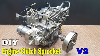 How To Make Engine Clutch Sprocket For Go Kart _V2