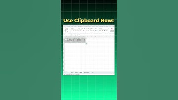 Excel Clipboard Hack: Copy from Multiple Sheets & Paste at Once!
