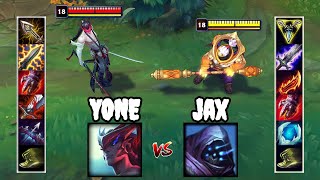 YONE vs JAX FULL BUILD FIGHTS & Yone Pentakills!