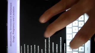 Drugs in Pregnancy - iPad App Demo screenshot 2