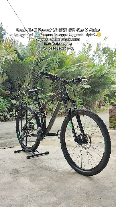 Ready Thrill Fervent 1.0 2020 27.5 Size M Mulus #jualbelisepeda #mtb #thrill #fervent #fullsus