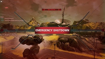 MW5 Mercs steam from overheating mech