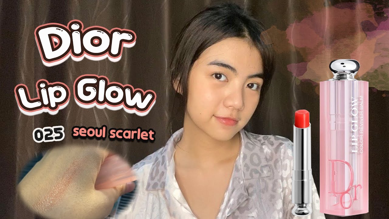 Mua Son Dưỡng Dior Addict Lip Glow 025 Seoul Scarlet Đỏ Cam chính hãng Son  dưỡng cao cấp Giá tốt