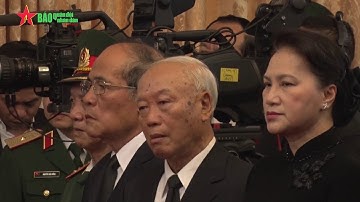 Lễ viếng nguyên Thủ tướng Phan Văn Khải theo nghi thức Quốc tang - Báo QDND