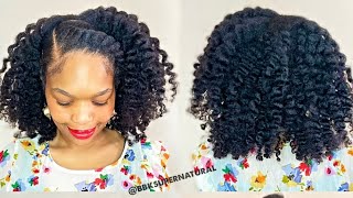 Flat twist out hairstyle- super easy to do.