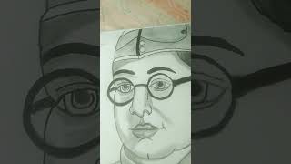 Special Drawing Of Subhas Chandra Bose