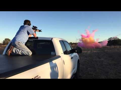 Gender Reveal Party - Texas Style (Guns and Tannerite)