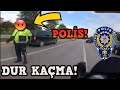 Böyle POLİSTEN KACIŞ görülmedi - MOTORCU TARTIŞMALARI!