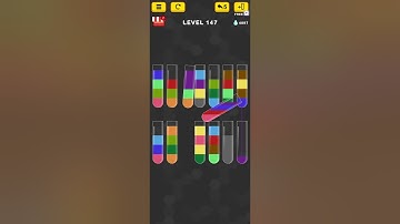 water sort color puzzle level 147