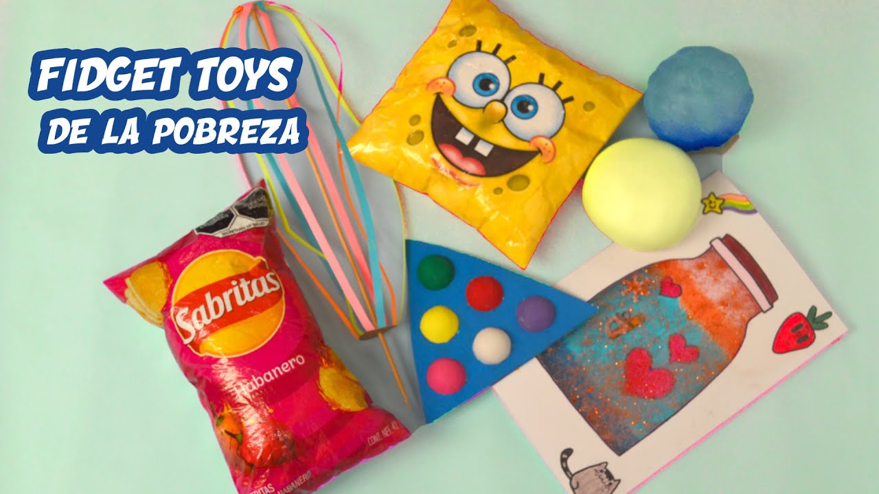 5 IDEAS DE FIDGET TOYS 🎮 CASEROS FACILES Y BARATOS🤑👛 que cualquiera