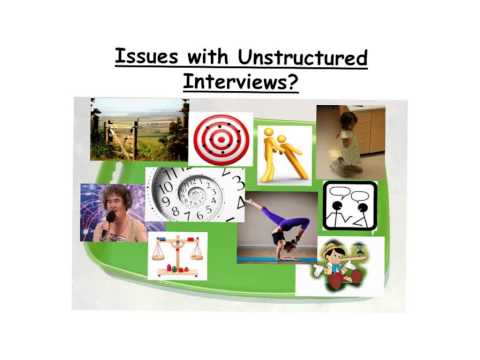 structured and unstructured interviews