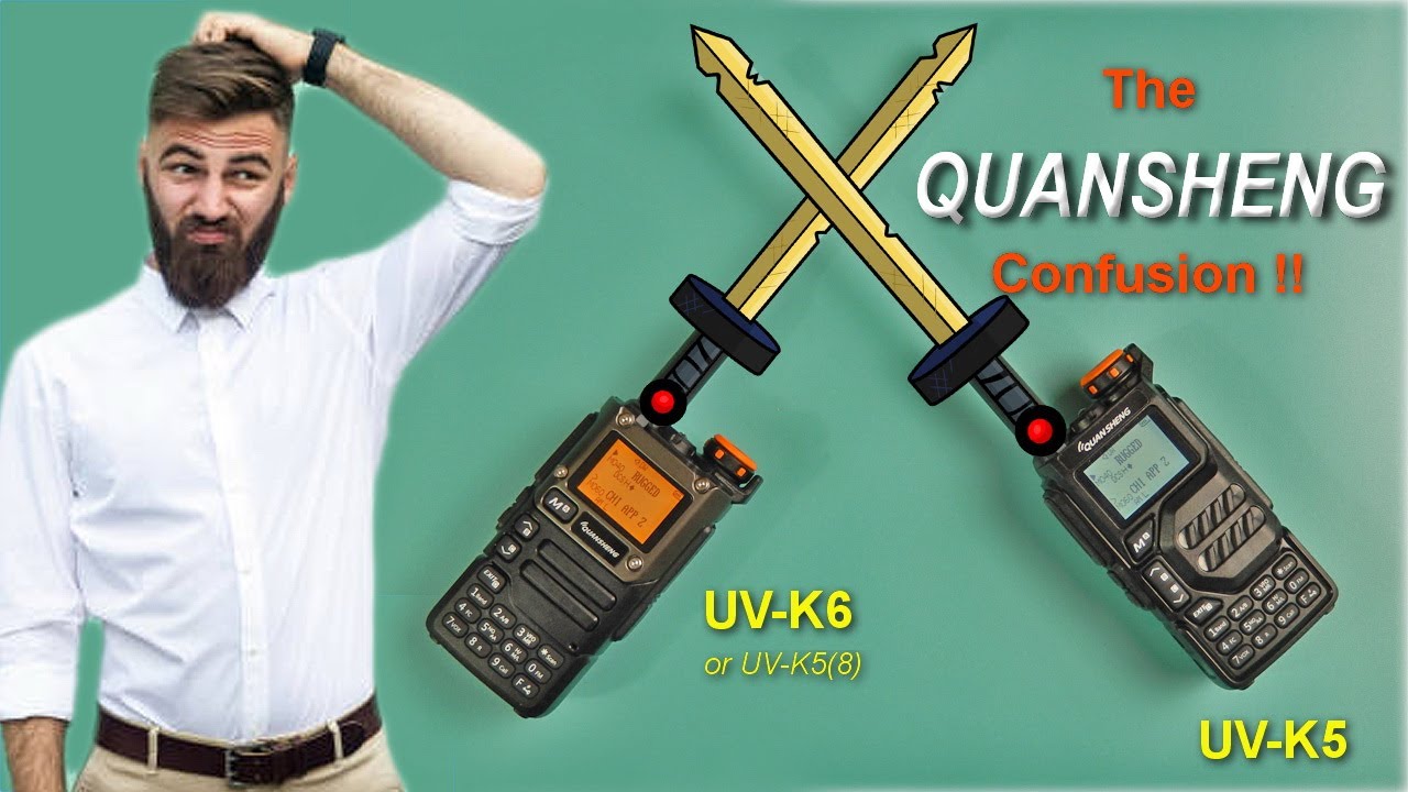 Quansheng UV-K5 or UV-K6? What is the difference? What changed? 