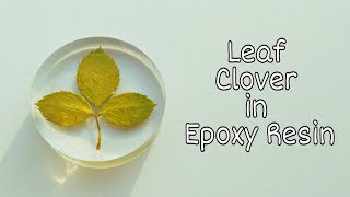 DIY Leaf - Clover In Epoxy Resin | Resin Craft | Resin Art