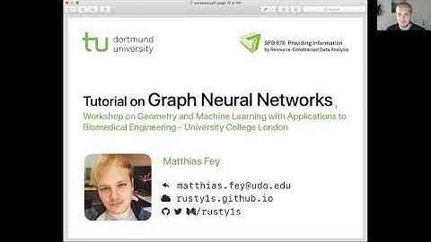 Matthias Fey: Discussion Post Tutorial
