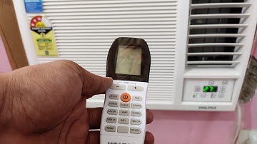 How to Set Timer in Voltas Windows AC (2022 Model)