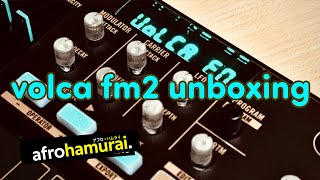 Volca fm2 unboxing - it’s shiny!