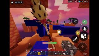 Am I lagging or is he hacking | Bedwars