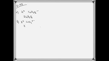 Write a formula for the compound that forms from potassium and (a) acetate (b) chromate (c) phospha…