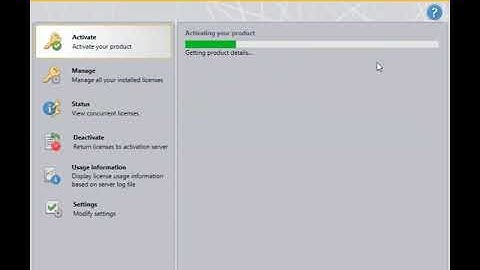 How to activate a concurrent-use license in the License Administrator