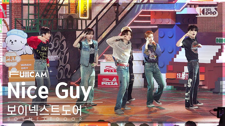 [안방1열 풀캠4K] 보이넥스트도어 'Nice Guy' (BOYNEXTDOOR FullCam)│@SBS Inkigayo 240922