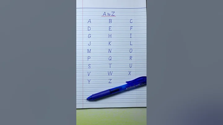 English writing capital letters A-Z | English handwriting | letters ABCD | Print handwriting ABCD