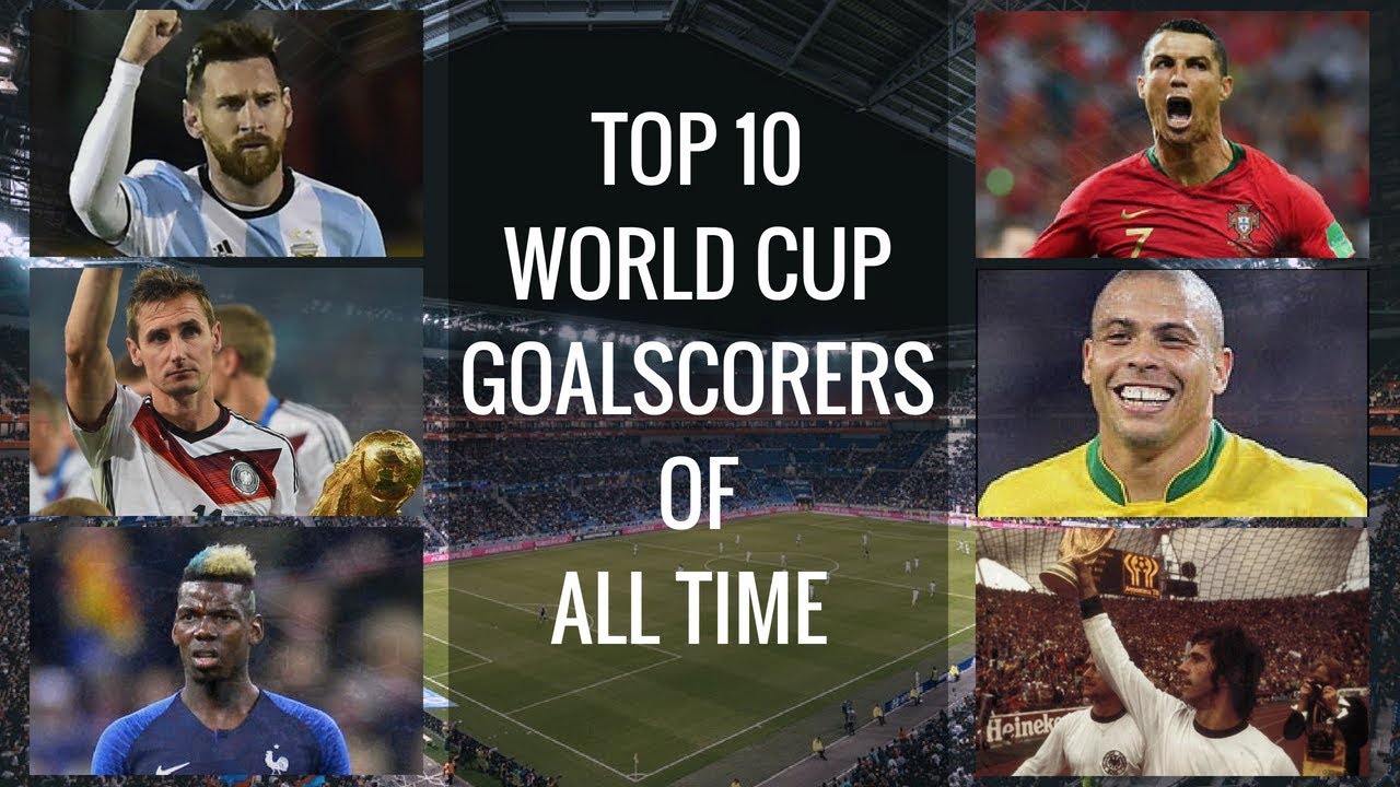 Top 10 World Cup Goalscorers Of All Time Youtube