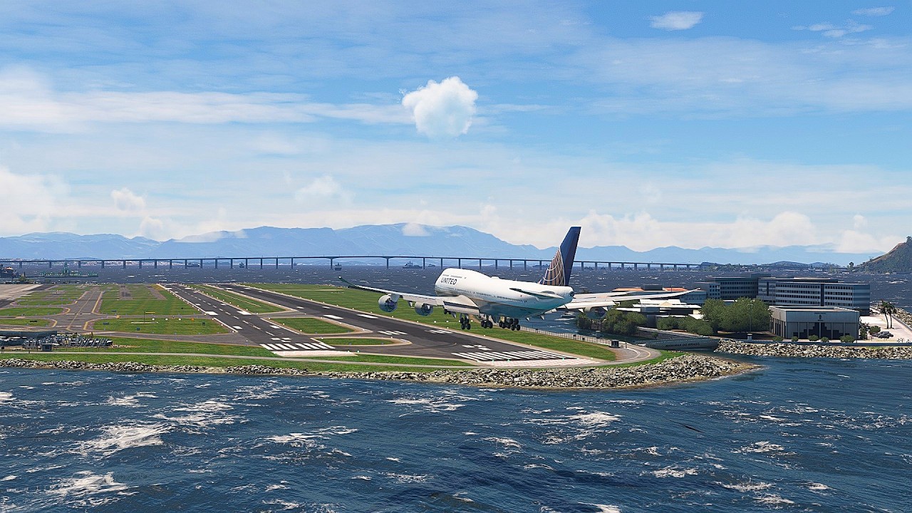 Massive B747 Airlines vs Short runway, took off in 17 seconds and after shot down the birds?