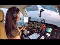 Capt Valerie BLOWS AWAY my TBM850 with her TURBOCHARGED BARON!