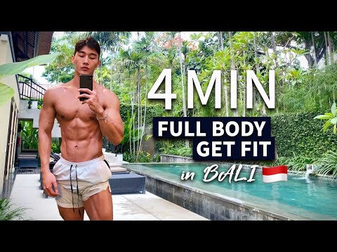 GET FIT CHALLENGE // Fullbody Fat-burning Tabata | 4분 전신 홈트 유산소 (여행가서 살안찌기)