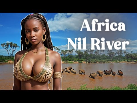 [4K] AI Lookbook | Africa Nil River | #ailookbook #aimodelfashion #style #africa #nilriver #model