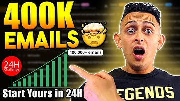 How I’d Build a 400K Email List from Scratch (24-Hour Challenge)