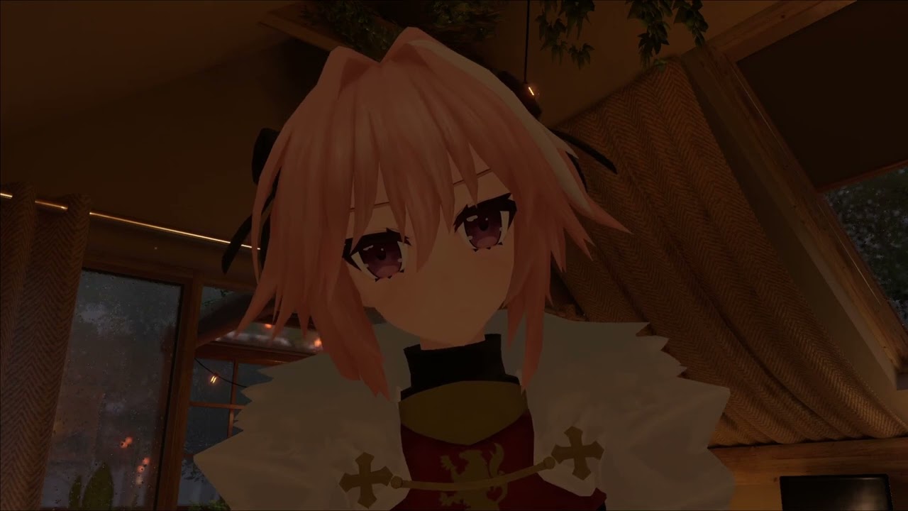 【3DIO ASMR】 Astolfo lays in bed and brushes your ears :3｜Ear brushing, kisses M4M