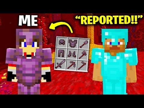 NETHER Update Made Him CRY.. (Minecraft 1.16 Snapshot Netherite)