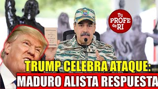 ¡CADA VEZ MÁS CERCA! TRUMP ANUNCIA G0LPE A OTRA "EMBARCACIÓN VENEZOLANA". VA X MADURO. ÉSTE RESPONDE