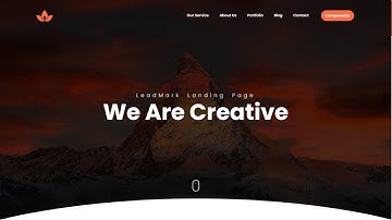 🔥 Free LeadMark Bootstrap 4.3 Landing Page Template | Download & Customize 🚀