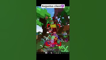 Augustus client 😈 #shorts #minecraft #trending #fyp #client #pvp #god #hacker #fly #hack #best #wow