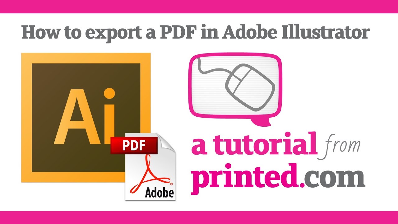 pdf export illustrator