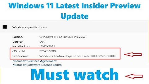 Windows 11 Build Insider Preview 22523 update || Must watch