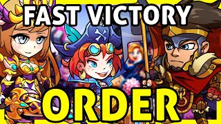 HOW TO WIN SO FAST WITH 3 ORDER HEROES | MIGHTY PARTY screenshot 5