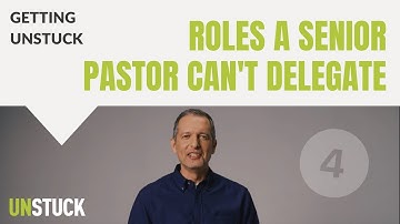 4 Roles A Senior Pastor Can