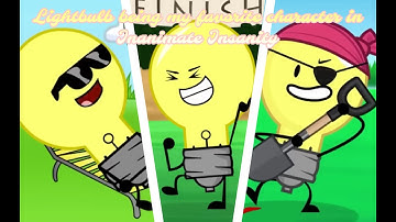Lightbulb being my favorite character in Inanimate Insanity
