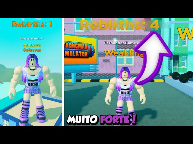 TODOS CÓDIGOS NO STRONGMAN SIMULATOR FIZ BILHÕES DE ENERGIA 