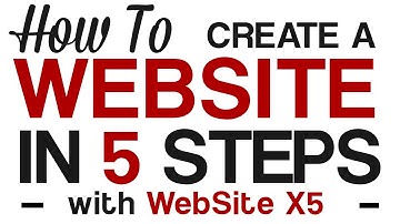 How to Create a Website in 5 Steps with WebSite X5 12 - English Video Tutorial [EN]