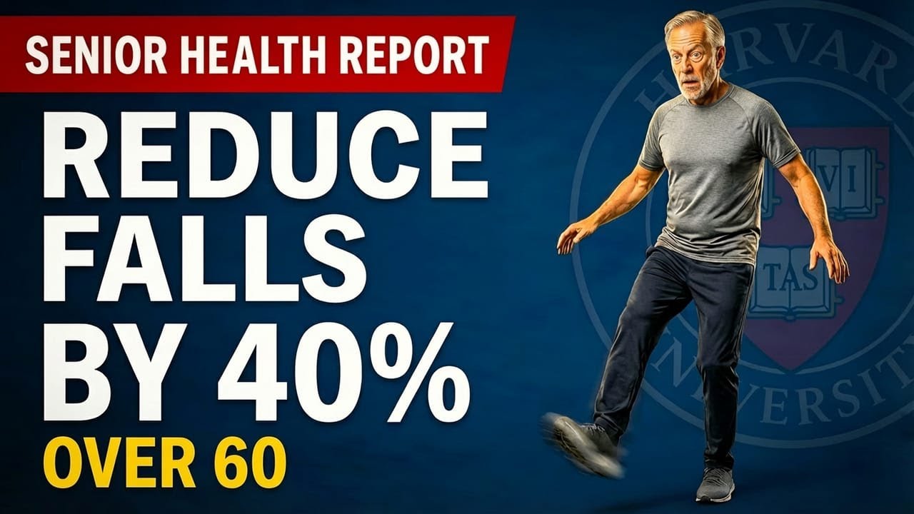 Over 60 - Harvard Study: One Simple Exercise That Cuts Fall Risk Nearly 40%