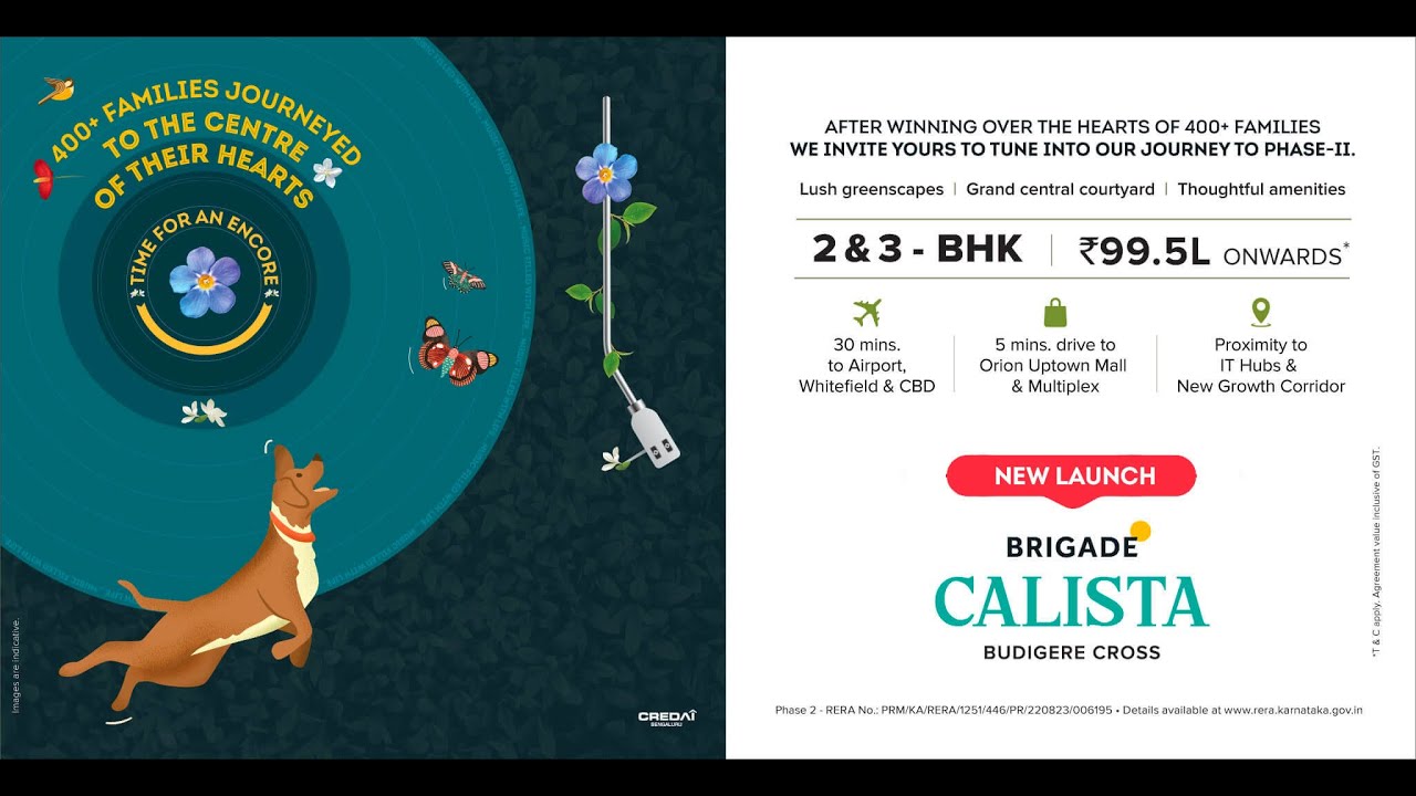 Brigade Calista Location Walkthrough | Brigade New Launch Property in Bangalore