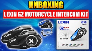 Unboxing the Lexin G2 Motorcycle Intercom Kit | Budget Communication System for Riders