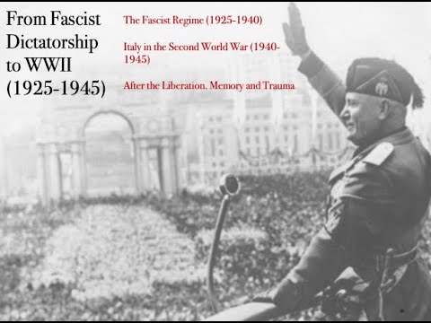 10. From Fascist Dictatorship to WWII #ItalianAges