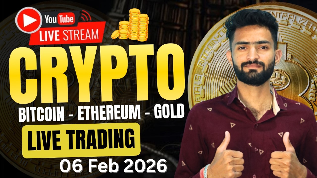 Today Live Crypto & Forex Trading | Btc Live Trading | gold Live Trading 06 Feb 2026 | 
